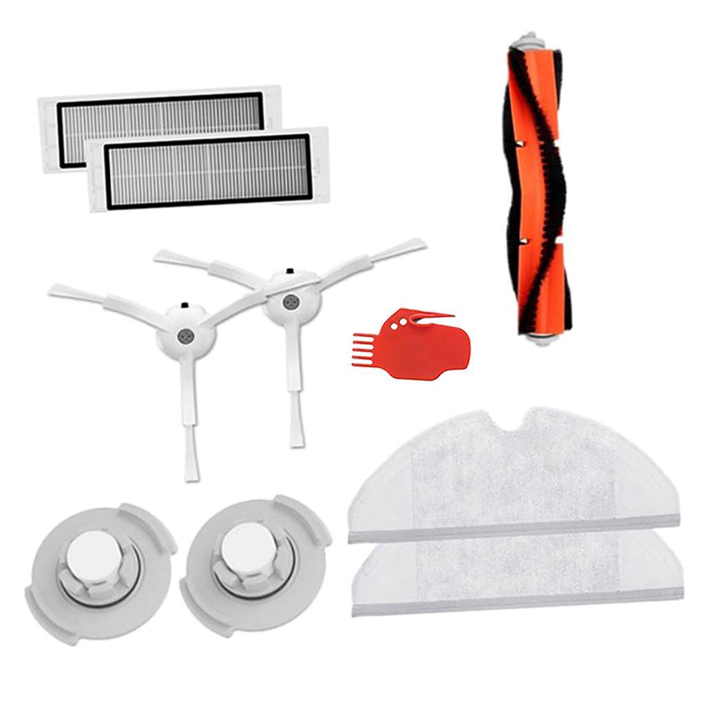 Maxbell 10pcs Main Brush HEPA Filter Side Brush for XIAOMI Robot Vacuum Cleaner - Aladdin Shoppers