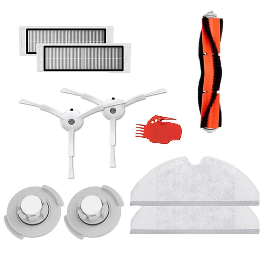 Maxbell 10pcs Main Brush HEPA Filter Side Brush for XIAOMI Robot Vacuum Cleaner - Aladdin Shoppers