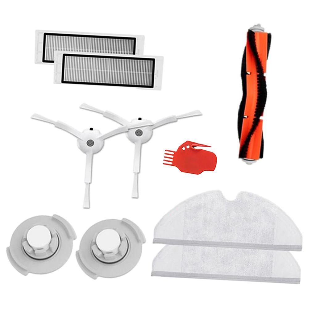Maxbell 10pcs Main Brush HEPA Filter Side Brush for XIAOMI Robot Vacuum Cleaner - Aladdin Shoppers