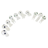 Maxbell 10Pcs Miniature Bonsai DIY Resin Crafts Terrarium Figurine Fairy Garden Ornament Luminous Tree Elves Doll Decor - Aladdin Shoppers