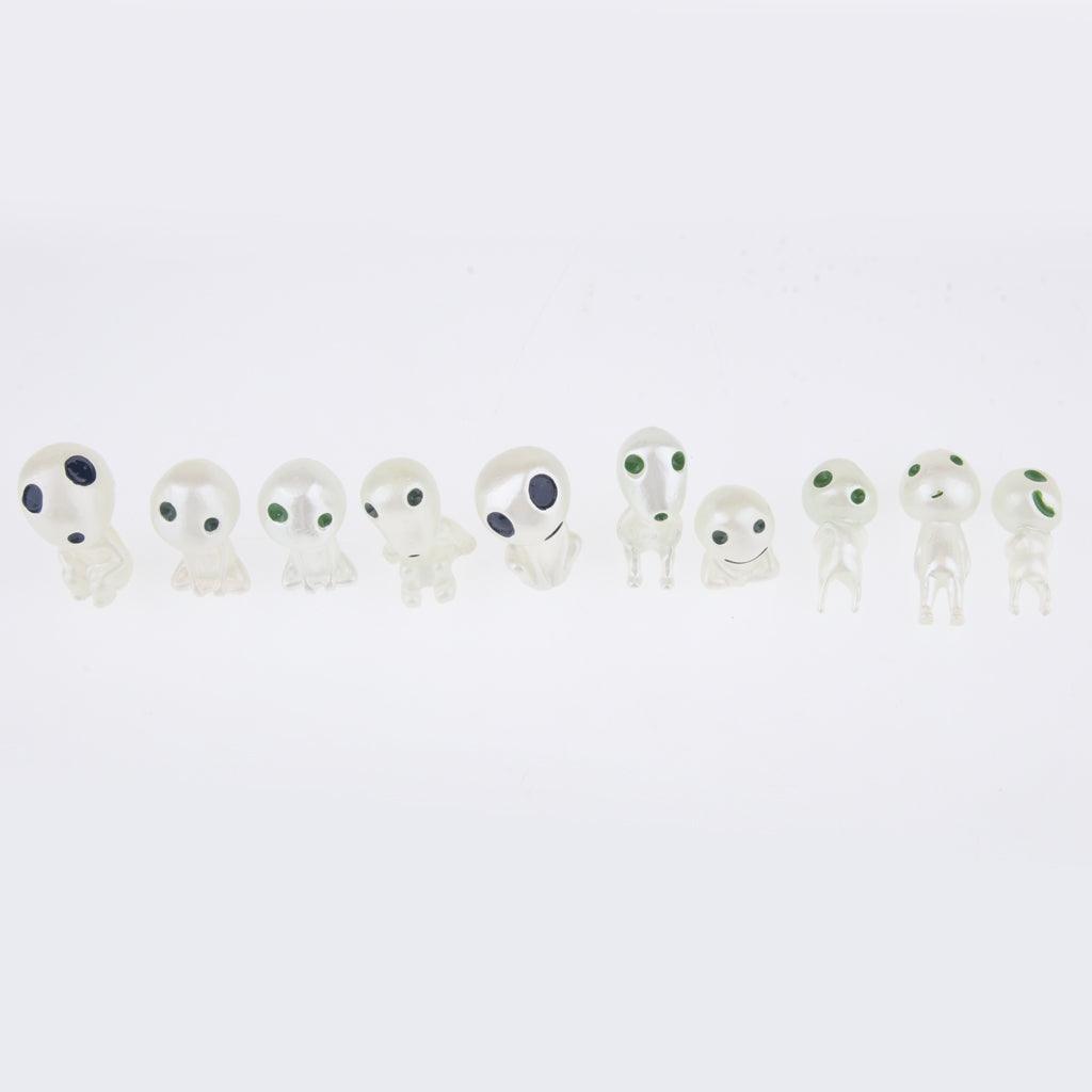Maxbell 10Pcs Miniature Bonsai DIY Resin Crafts Terrarium Figurine Fairy Garden Ornament Luminous Tree Elves Doll Decor - Aladdin Shoppers