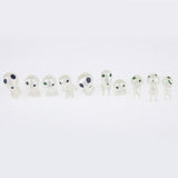 Maxbell 10Pcs Miniature Bonsai DIY Resin Crafts Terrarium Figurine Fairy Garden Ornament Luminous Tree Elves Doll Decor - Aladdin Shoppers