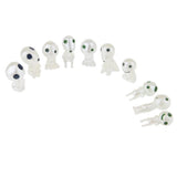 Maxbell 10Pcs Miniature Bonsai DIY Resin Crafts Terrarium Figurine Fairy Garden Ornament Luminous Tree Elves Doll Decor - Aladdin Shoppers