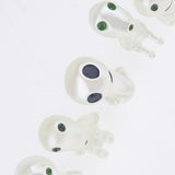 Maxbell 10Pcs Miniature Bonsai DIY Resin Crafts Terrarium Figurine Fairy Garden Ornament Luminous Tree Elves Doll Decor - Aladdin Shoppers