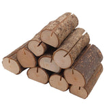Maxbell 10pcs Rustic Wood Place Card Holder Party Wedding Table Name Card Holder - Aladdin Shoppers