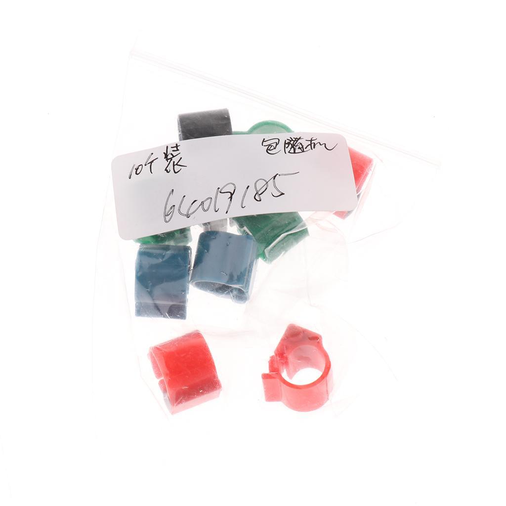 Maxbell 10x Pigeon Rings Bird Chip Rings Identification Race Pigeons Colorful Ring - Aladdin Shoppers