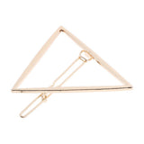 Maxbell 10xGold Silver Geometric Shape Hair Clip Hair Stying for Women Girl Triangle - Aladdin Shoppers