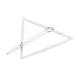 Maxbell 10xGold Silver Geometric Shape Hair Clip Hair Stying for Women Girl Triangle - Aladdin Shoppers