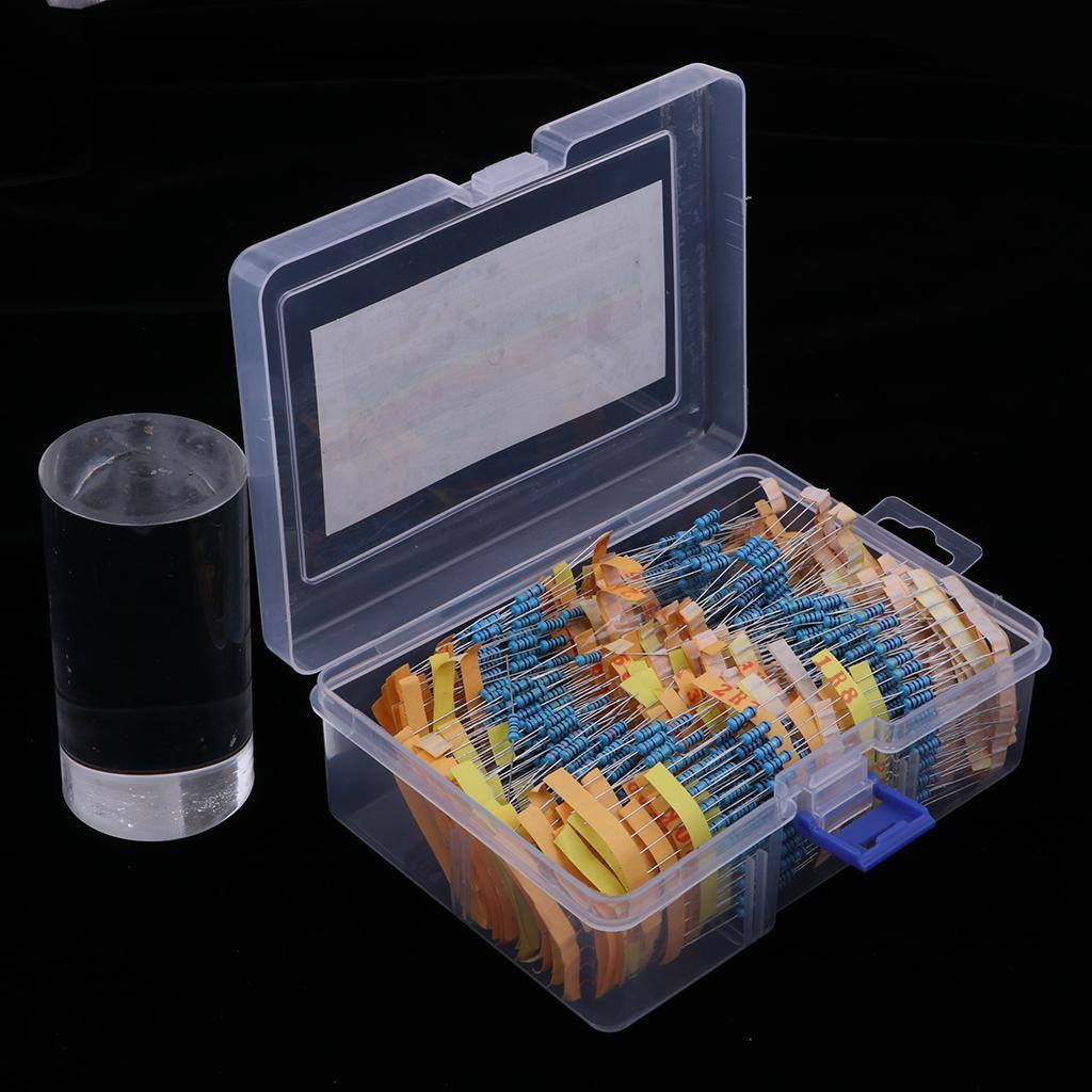 Maxbell 110 Values 1% Resistor Kit Assortment 0.1R - 10M Ohm (Pack of 1100) - Aladdin Shoppers