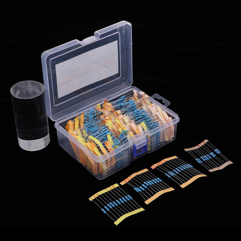Maxbell 110 Values 1% Resistor Kit Assortment 0.1R - 10M Ohm (Pack of 1100) - Aladdin Shoppers