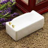 Maxbell 1/12 Ceramic White Square Bathroom Bathtub Doll House Furniture Micro Model Decoration - Aladdin Shoppers