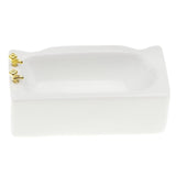 Maxbell 1/12 Ceramic White Square Bathroom Bathtub Doll House Furniture Micro Model Decoration - Aladdin Shoppers