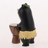 Maxbell 1/12 Dollhouse Decor Mini Hula Bear Figurine Kids Gift Home Desk Ornament - Aladdin Shoppers