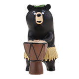 Maxbell 1/12 Dollhouse Decor Mini Hula Bear Figurine Kids Gift Home Desk Ornament - Aladdin Shoppers