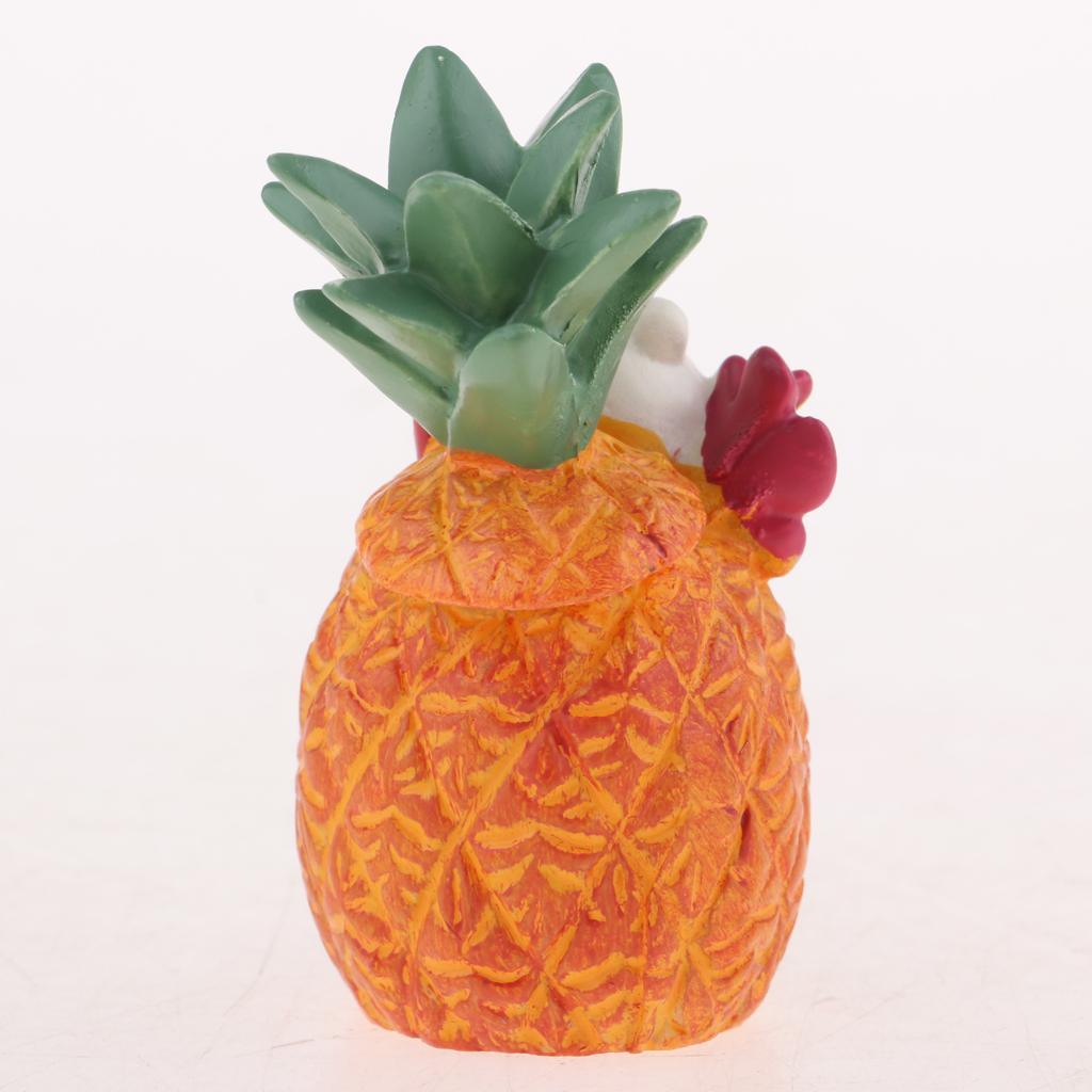 Maxbell 1/12 Dollhouse Decor Miniature Fruits Pineapple Drink Home Desk Ornament - Aladdin Shoppers