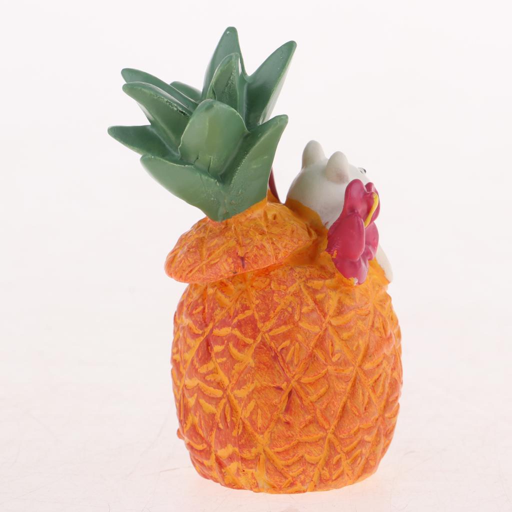 Maxbell 1/12 Dollhouse Decor Miniature Fruits Pineapple Drink Home Desk Ornament - Aladdin Shoppers