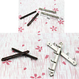 Maxbell 1/12 Dollhouse Miniature Clothes Coat Hook Rack Wall Hanger Silver - Aladdin Shoppers