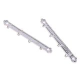 Maxbell 1/12 Dollhouse Miniature Clothes Coat Hook Rack Wall Hanger Silver - Aladdin Shoppers