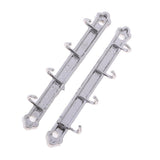 Maxbell 1/12 Dollhouse Miniature Clothes Coat Hook Rack Wall Hanger Silver - Aladdin Shoppers