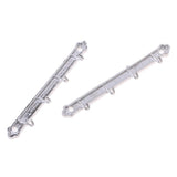Maxbell 1/12 Dollhouse Miniature Clothes Coat Hook Rack Wall Hanger Silver - Aladdin Shoppers
