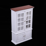 Maxbell 1/12 Dollhouse Miniature Furniture Dining Room Table Chair Wine Cabinet Kit - Aladdin Shoppers