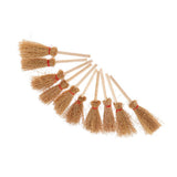 Maxbell 1/12 Dolls House Decoration Accessories Mini Bamboo Broom Model Dollhouse Miniature Cleaning Tools Kit Pretend Play Toy 10 Pieces - Aladdin Shoppers