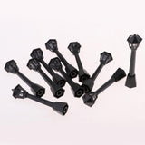 Maxbell 1/12 Miniature Architectural Courtyard Street Light Model Black Metal Outdoor Lamp Toy Dollhouse Life Scene Ornament 10 Pieces - Aladdin Shoppers