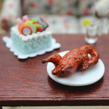 Maxbell 1/12 Miniature Roast Duck Chinese Cuisine for Dollhouse Kitchen Accessories - Aladdin Shoppers