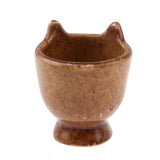 Maxbell 1/12 Scale Ceramic Flower Pots Miniatures Dollhouse Garden Decoration Brown - Aladdin Shoppers