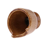 Maxbell 1/12 Scale Ceramic Flower Pots Miniatures Dollhouse Garden Decoration Brown - Aladdin Shoppers