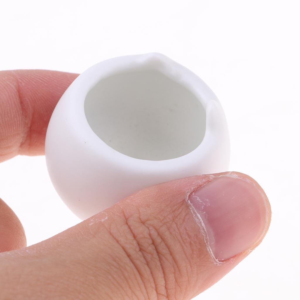 Maxbell 1/12 Scale Flowerpots Miniature Dollhouse Garden Decoration Accessory White - Aladdin Shoppers