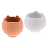 Maxbell 1/12 Scale Flowerpots Miniature Dollhouse Garden Decoration Accessory Yellow - Aladdin Shoppers