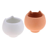 Maxbell 1/12 Scale Flowerpots Miniature Dollhouse Garden Decoration Accessory Yellow - Aladdin Shoppers