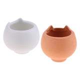 Maxbell 1/12 Scale Flowerpots Miniature Dollhouse Garden Decoration Accessory Yellow - Aladdin Shoppers
