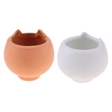 Maxbell 1/12 Scale Flowerpots Miniature Dollhouse Garden Decoration Accessory Yellow - Aladdin Shoppers