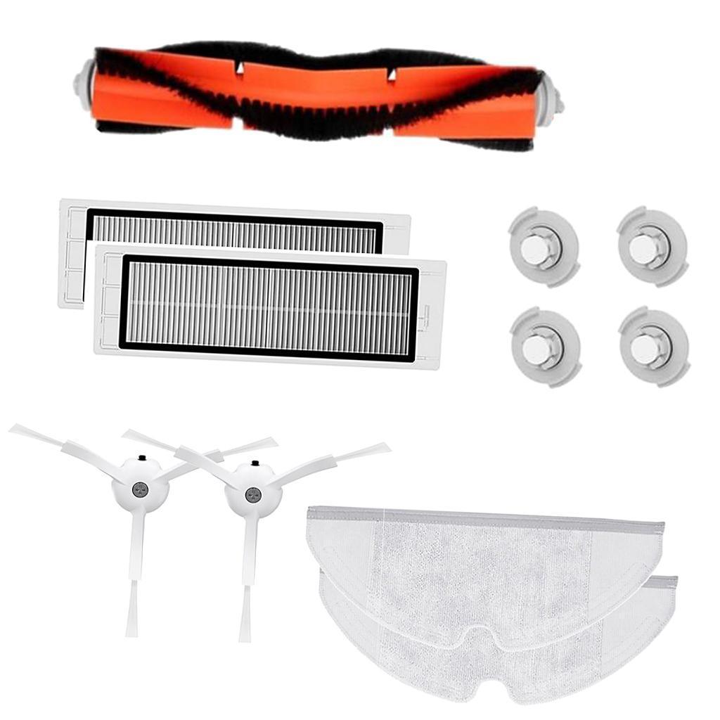 Maxbell 11x Vacuum Cleaner Hepa Filter Side Brush Mop Cloths Xiaomi Roborock Parts - Aladdin Shoppers