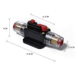 Maxbell 12-48V Car Auto Fuse Holder Power Circuit Breaker Fits 4-8 Gauge Wire 60A - Aladdin Shoppers