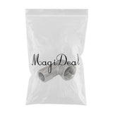 Maxbell 1/2" Double End Right Angle Pipe Fitting Threaded Elbow Connector DN15 - Aladdin Shoppers