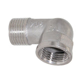 Maxbell 1/2" Double End Right Angle Pipe Fitting Threaded Elbow Connector DN15 - Aladdin Shoppers