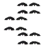 Maxbell 12 Pieces Plastic Flying Animal Model Black Bats Toy Kids Birthday Presents Home Decor - Aladdin Shoppers