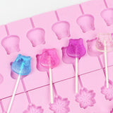 Maxbell 12 Silicone Mold Lollipop Mould Tray Candy Chocolate Lollypop Mold Cow - Aladdin Shoppers