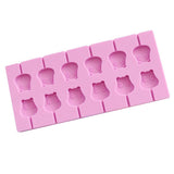 Maxbell 12 Silicone Mold Lollipop Mould Tray Candy Chocolate Lollypop Mold Cow - Aladdin Shoppers