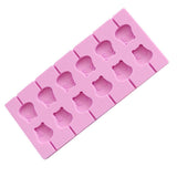 Maxbell 12 Silicone Mold Lollipop Mould Tray Candy Chocolate Lollypop Mold Cow - Aladdin Shoppers