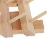 Maxbell 12 Spool Wooden Bobbin Thread Rack Organizer Holder for Sewing Embroidery - Aladdin Shoppers