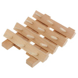 Maxbell 12 Spool Wooden Bobbin Thread Rack Organizer Holder for Sewing Embroidery - Aladdin Shoppers