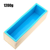 Maxbell 1200g Silicone Loaf Soap Mould Toast Bread Making Rectangle Mold C Blue - Aladdin Shoppers