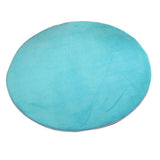 Maxbell 120cm Diameter Soft Plush Kids/Baby Playhouse Tent Carpet Children Bedroom Floor Cushion - Round Blue - Aladdin Shoppers