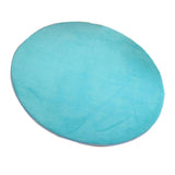 Maxbell 120cm Diameter Soft Plush Kids/Baby Playhouse Tent Carpet Children Bedroom Floor Cushion - Round Blue - Aladdin Shoppers