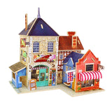 Maxbell 1/24 DIY Miniature Dollhouse With Furniture Kit - 3D Shop Life Scene Decor - Aladdin Shoppers