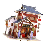 Maxbell 1/24 DIY Miniature Kits 3D Dollhouse with Furniture Chinese Tea House Gift - Aladdin Shoppers